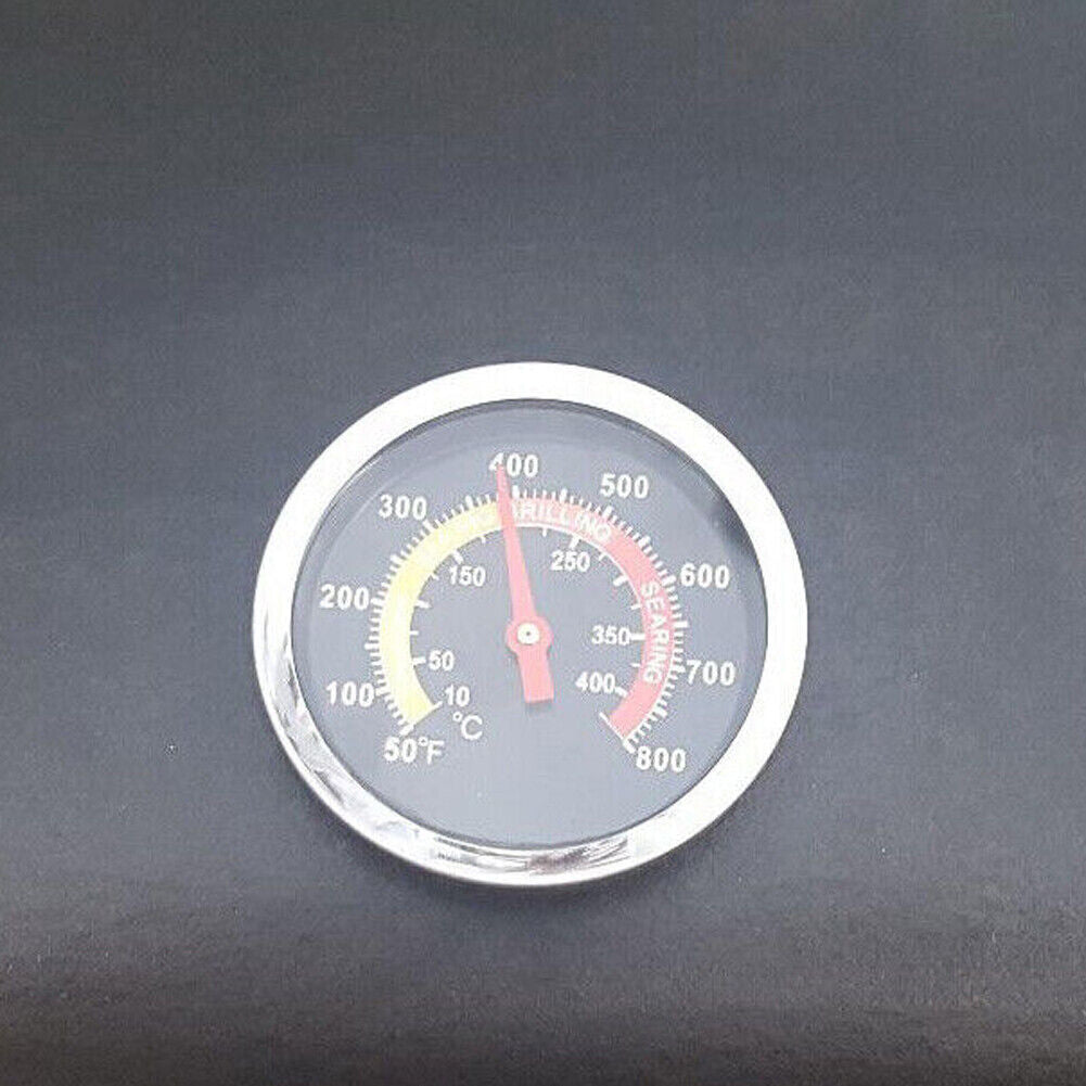 US 1-2Pc 2-3/8" Temperature Thermometer Gauge Barbecue BBQ Grill Smoker Pit
