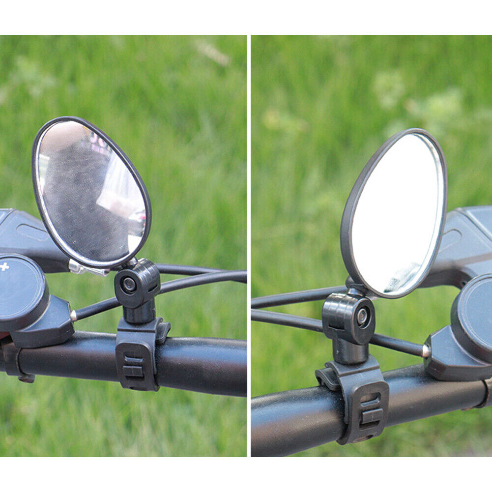 US 2-4 Pack Bike Mirror Cycling Rear View Glass Adjustable 360 Degree Handlebar