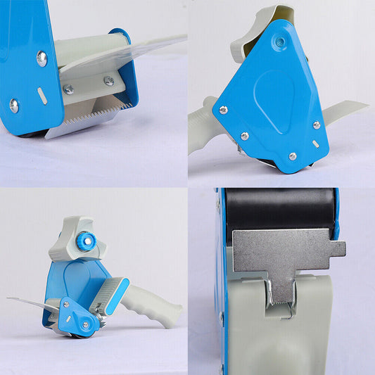 US 1-2Pc Heavy Duty Tape Dispenser Packing Machine Shipping Grip Sealing Cutter