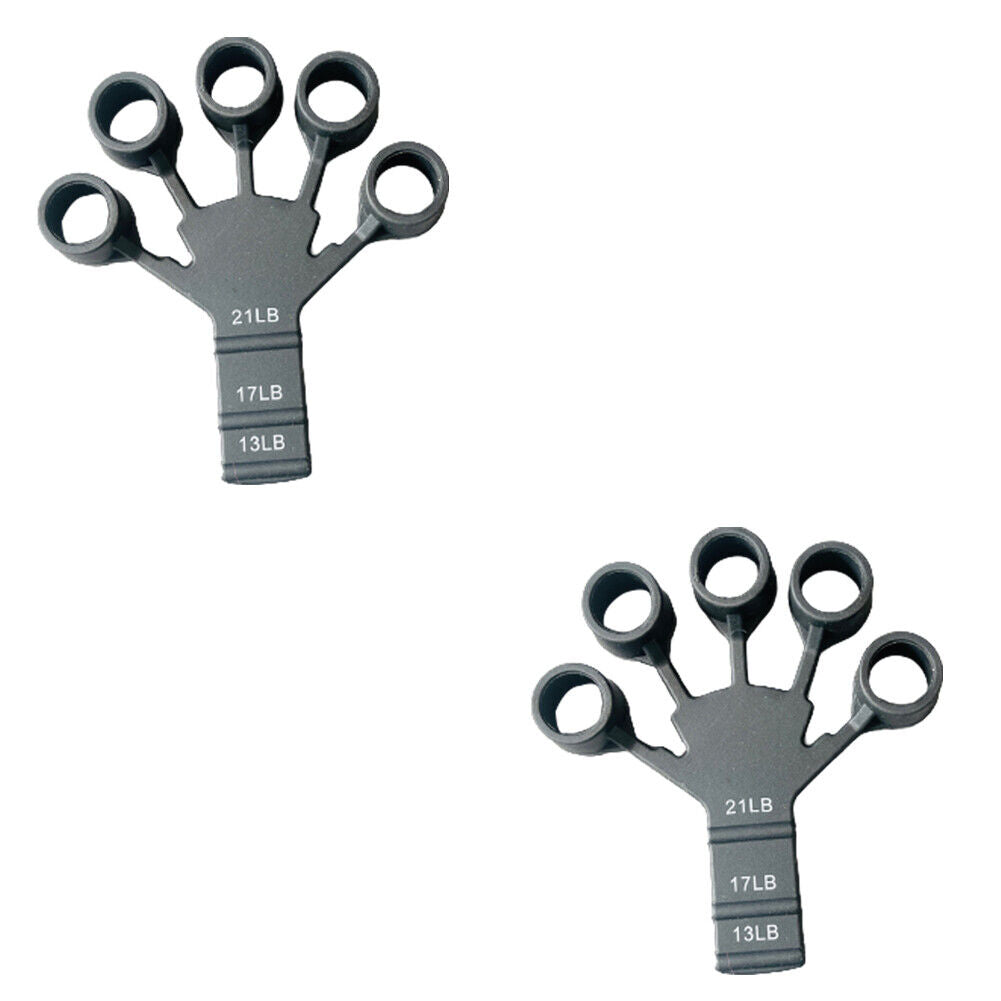 US 1-2 Pcs Hand Grip Strengthener Exerciser Forearm Resistant Level Grip Trainer
