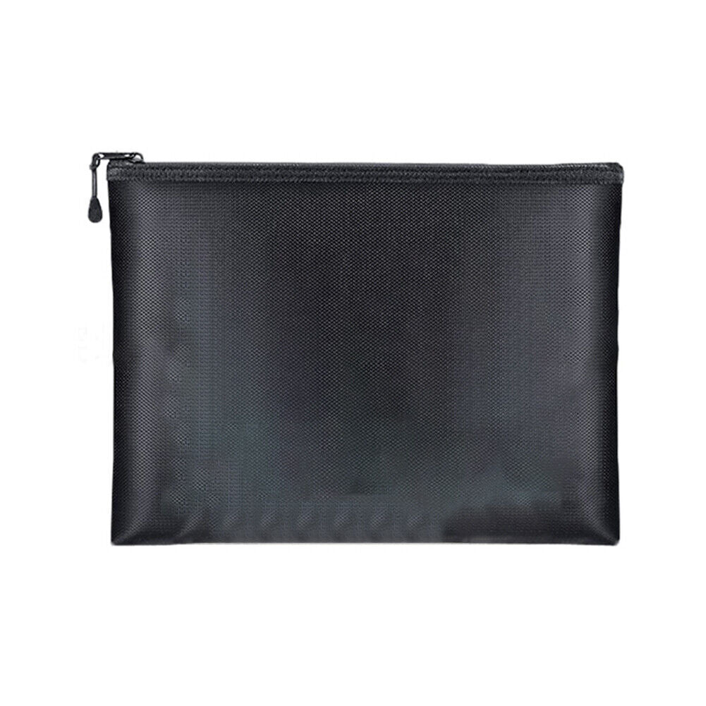 US 2 Pc 2000℉ Fire Proof money Bag Fireproof Document Pouch Waterproof Safe Cash