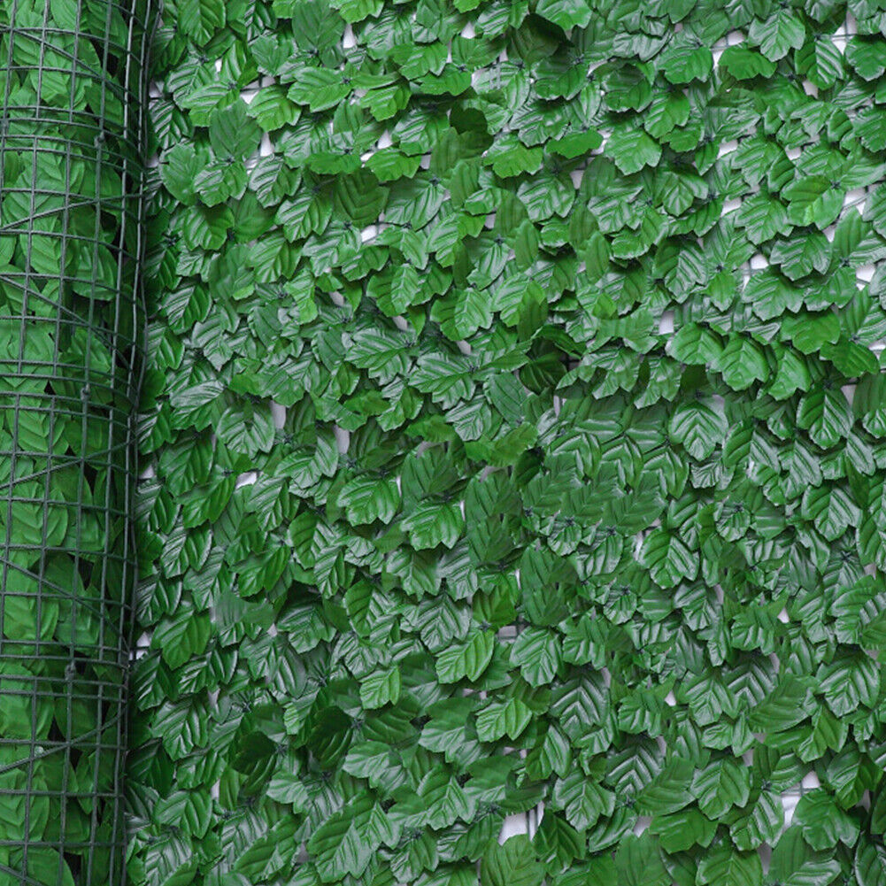 US 118"x39" Artificial Privacy Fence Wall Screen Faux Ivy Leaf Outdoor Decor