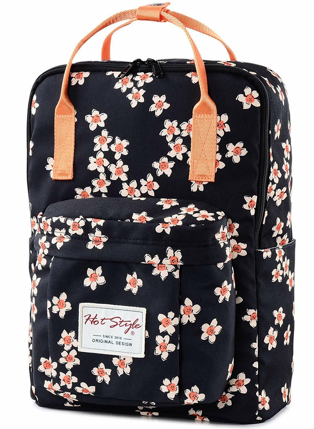 BESTIE 14" College Bookbag Backpack Cute for Women, 14.6"x10.3"x5.1"