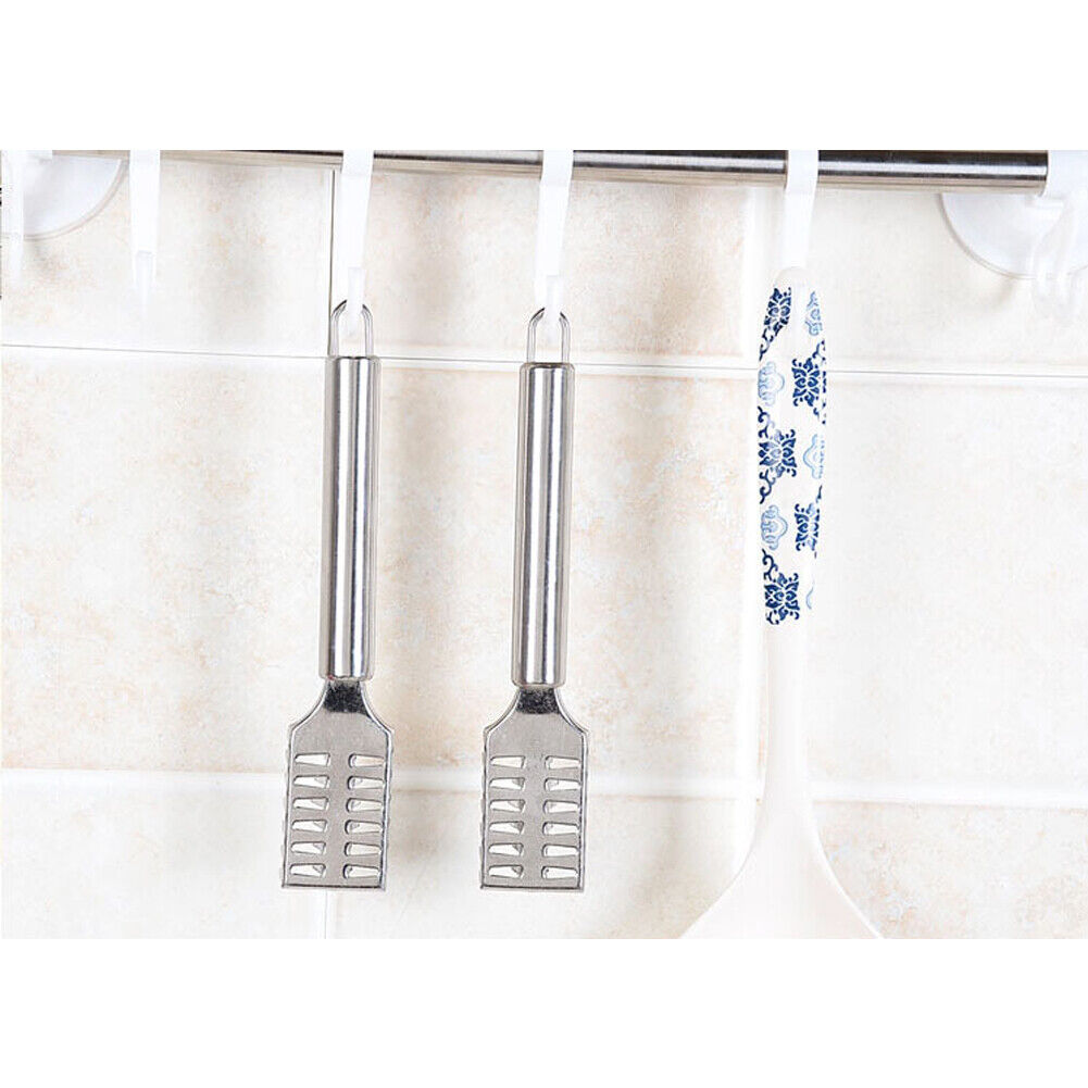 US 1-2 Pack Fish Scaler Brush Scraper Remover Stainless Steel Sawtooth Handle