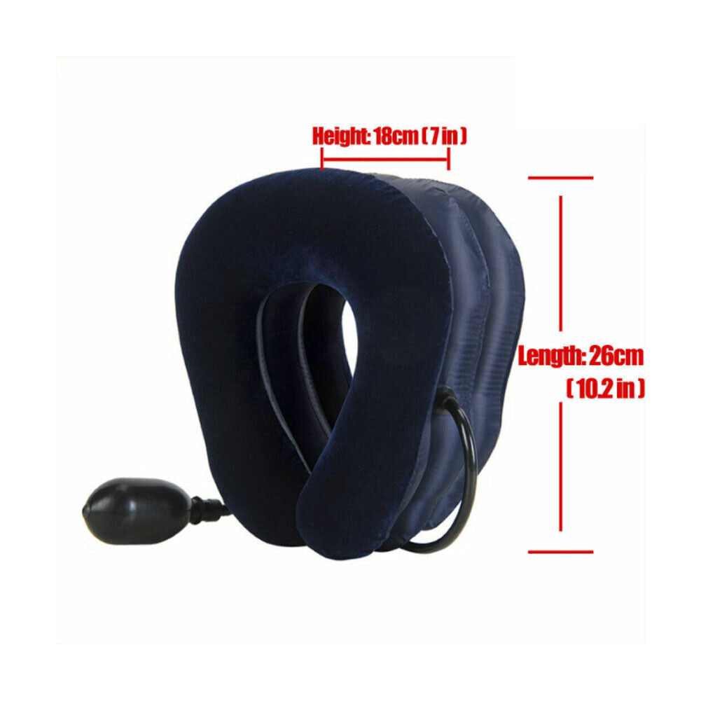 US 1-2 Pcs Cervical Neck Traction Device Instant Neck Pain Relief Brace Therapy