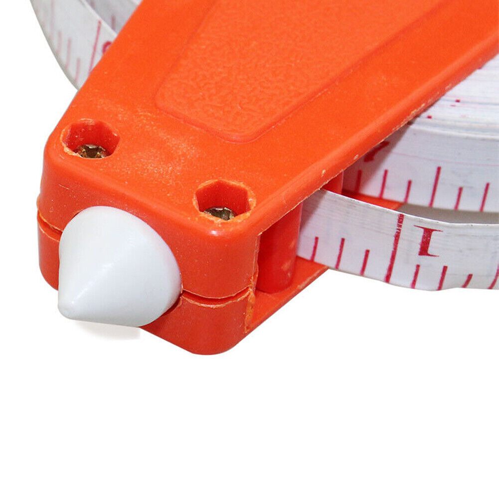 US 1-2 Pcs 1/2" x 98' Open Reel Dual Sided Fiberglass Tape Measure for Engineer