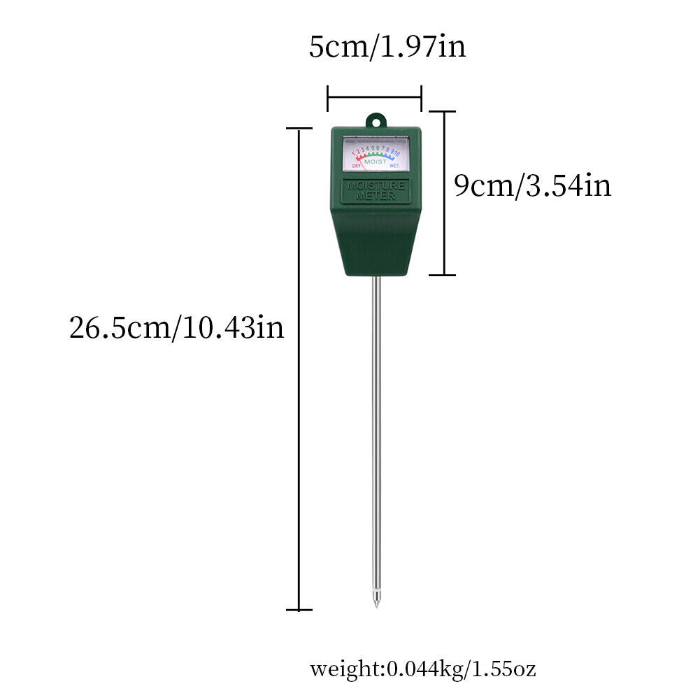 US 2-4 Pack Soil Moisture Meter Plant Indoor Outdoor Potted Sensor Soil Test Kit