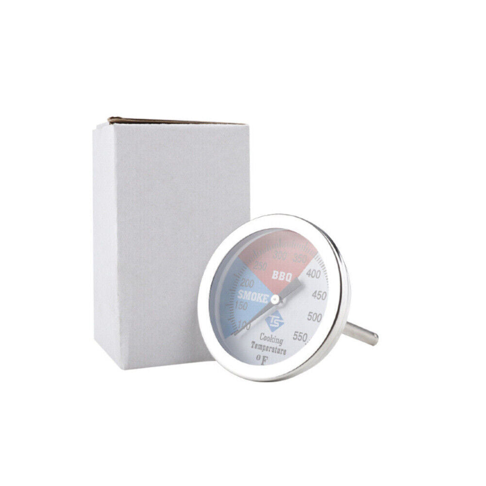 US 1-2 Pcs 2" Thermometer Grill Temperature Gauge Accurate BBQ Grill Smoker Pit