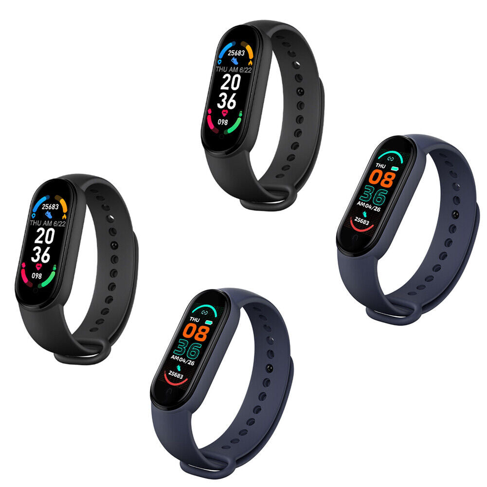 US 2-4 Pack Smart Band Watch Activity Fitness Wristband Blood Pressure Heartrate