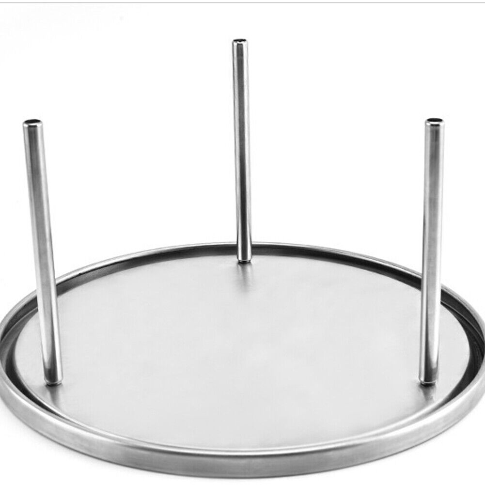 US 1-2 Pack 2 Tier 360° Turntable Kitchen Spice Organizer Rack for Cabinet 10.5"