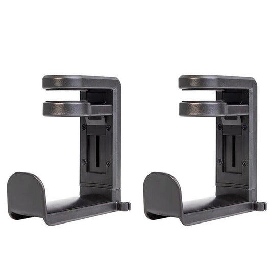 US 2-4 Pcs Gaming Headset Headphone Hook Holder Hanger Mount Adjustable Rotating