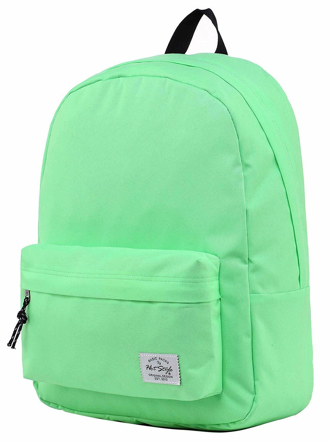 SIMPLAY Classic School Backpack Bookbag, 17"x12.5"x5",Assorted Colors and Prints