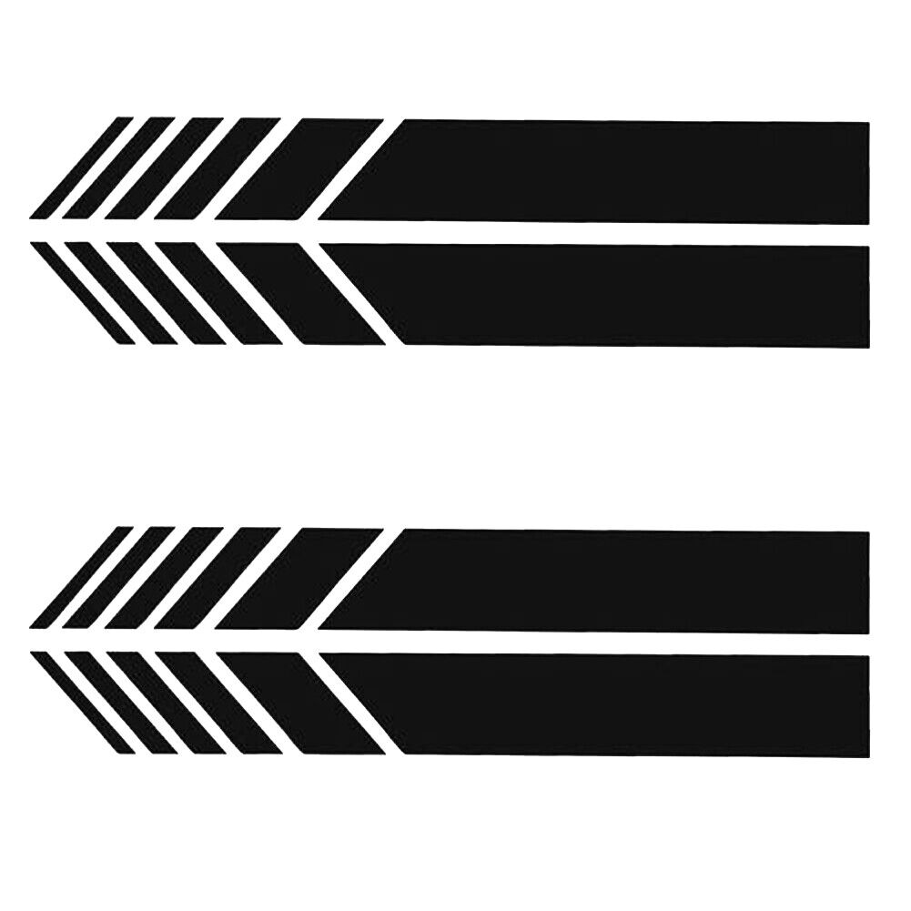 US 2-4 Pair Car Rear View Mirror Sticker Decor Vehicle Reflect Side Decal Stripe