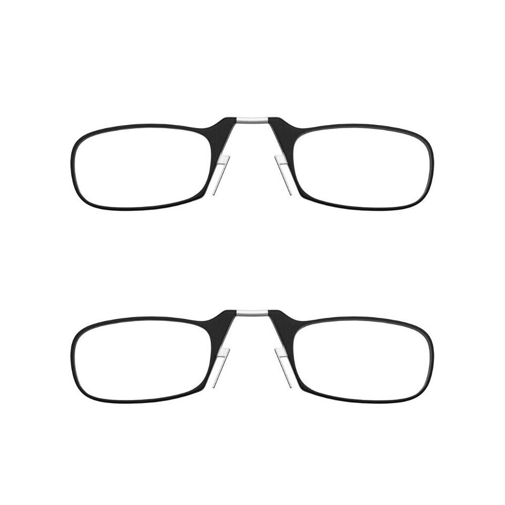 US 1-2 Pc Ultra Slim and Flat Reading Glasses Thin and Flexible Armless Comfort