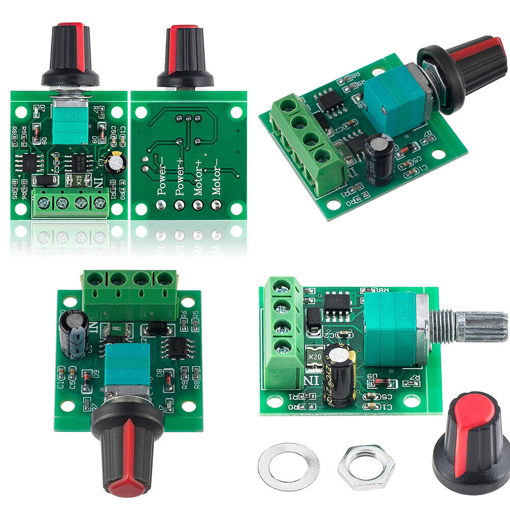 US PWM Low Voltage Dc 1.8V 3V 5V 6V 12V 2A Motor Speed Controller LED Dimmer
