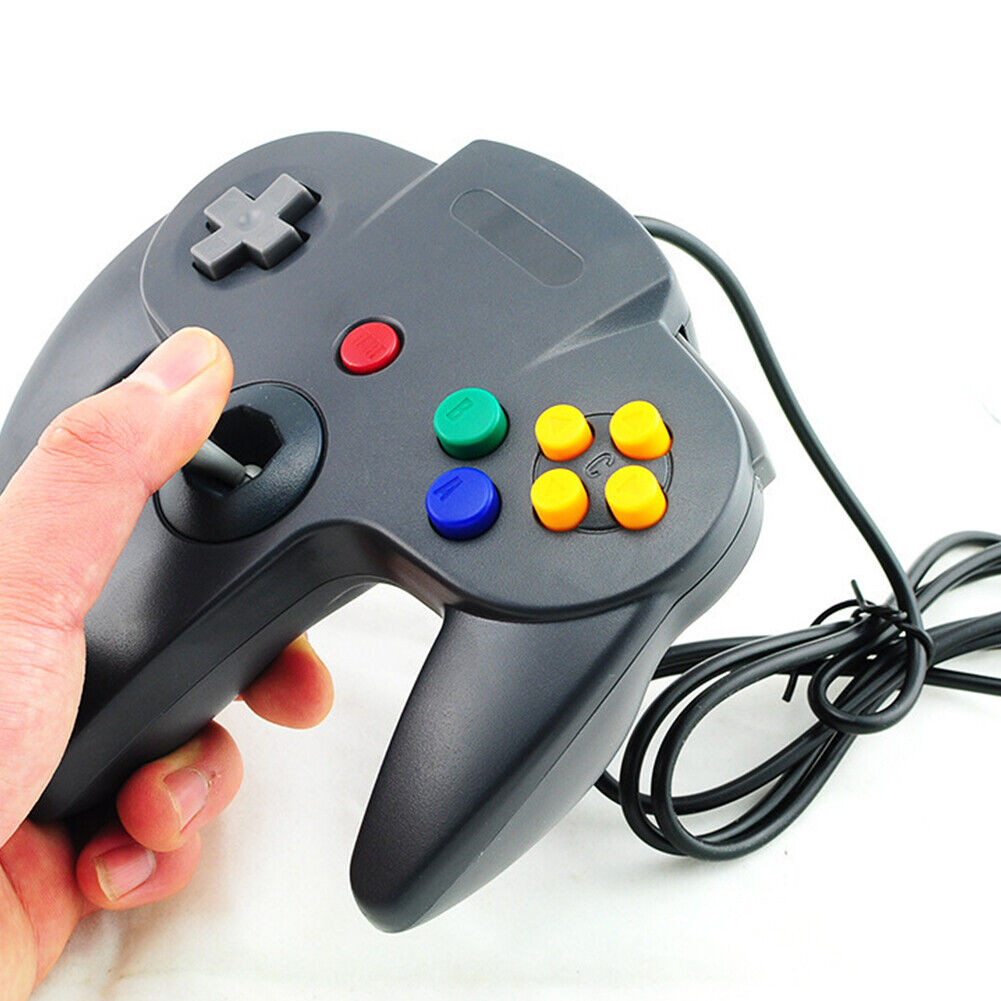 US Wired Controller Joystick Compatible With Nintendo 64 N64 Video Game Console