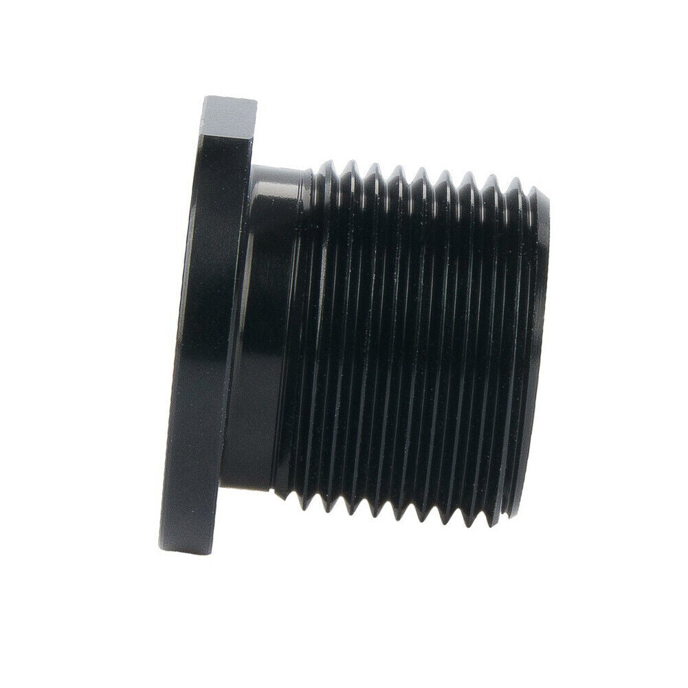 US 1-2Pc Black Stainless Steel Muzzle Converter 1/2x28 TPI to 5/8x24 TPI Washer