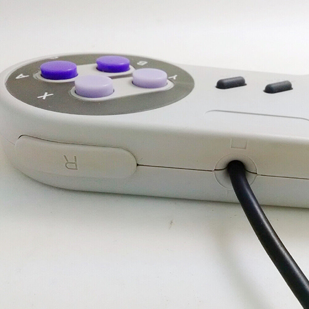 US 2-4 Pack Replacement Controller for  SNS-005 Super Nintendo SNES System 6FT