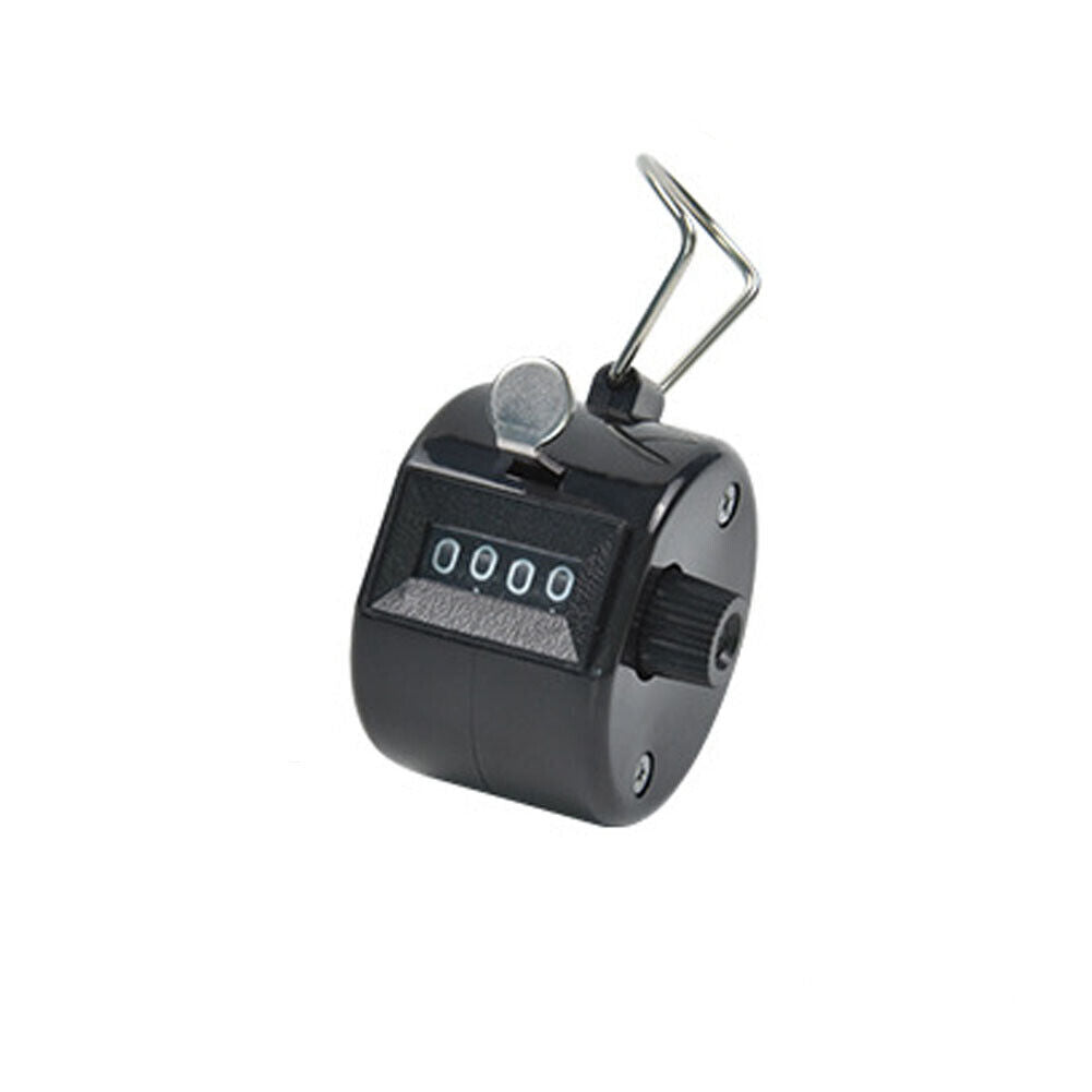 US 2-4 Pack Metal Hand Tally 4-Digit Number Counter Mechanical Manual Clicker