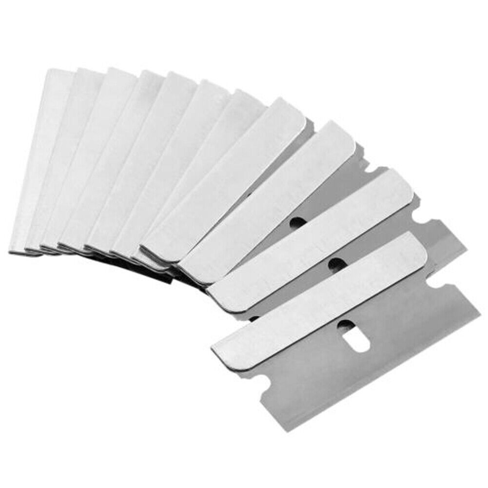US 200-400 Pack Single Edge Razor Blade Sharp Heat Treated Safety Cutting Tools