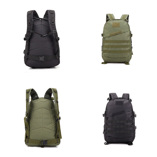 US 40L Military Tactical Backpack Outdoor Rucksack Bag Waterproof Shoulders Bag