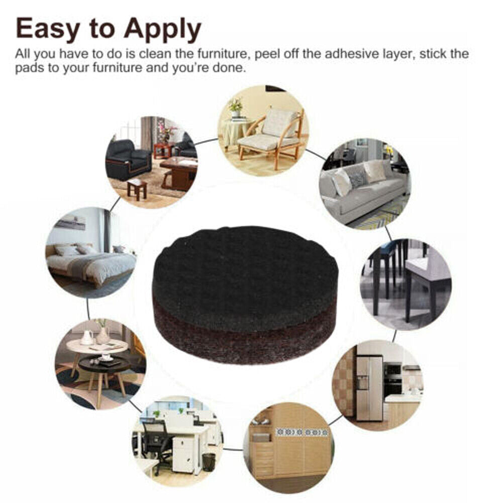 US 50-100 Pc Non Slip Furniture Pads Furniture Pad Floor Protector Self Adhesive