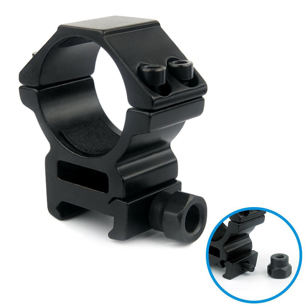 US 1'' inch Middle Profile Scope Rings for Picatinny Weaver Mount Heavy Duty