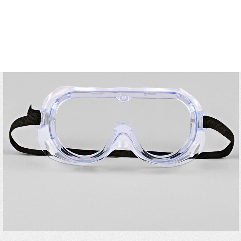 US 2-4 Pcs Safety Goggles Anti-Fog Over Glasses Eyes Protect Lab Work Clear Lens