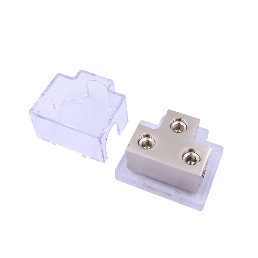 US 1-2 Pc 1/0 Gauge Input to 2 x1/0 Gauge Output Power/Ground Distribution Block