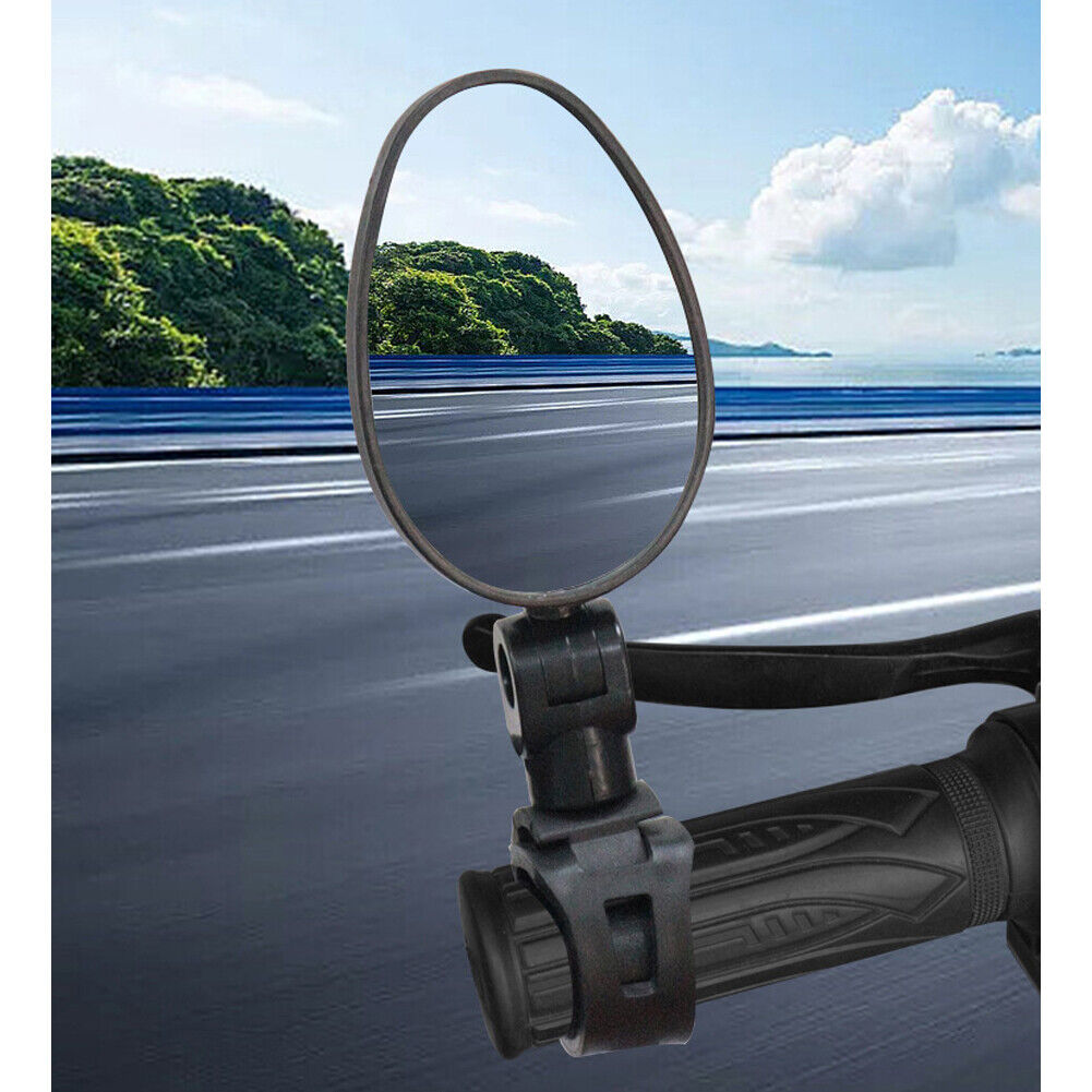 US 2-4 Pack Bike Mirror Cycling Rear View Glass Adjustable 360 Degree Handlebar