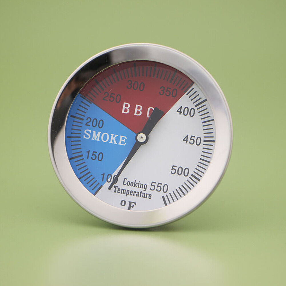 US 2" Temperature Thermometer Gauge | Barbecue BBQ Grill Smoker Pit Thermostat