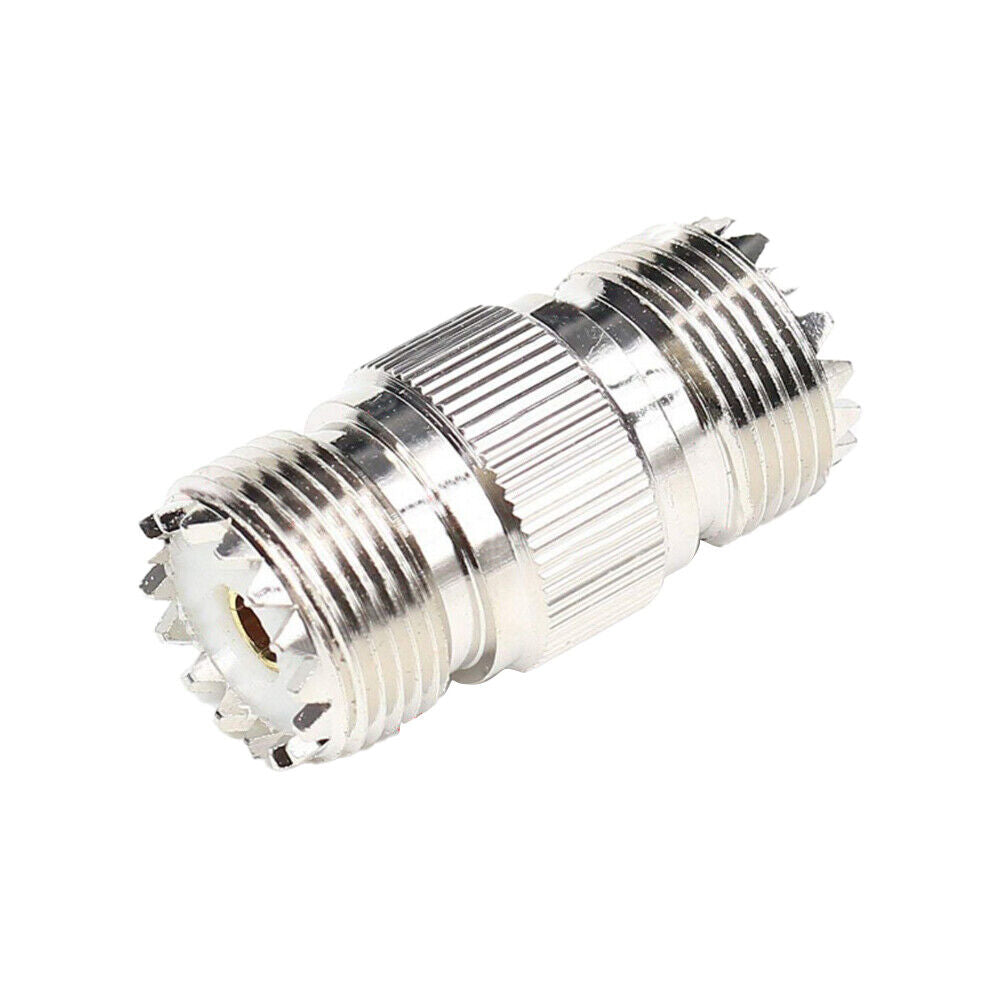 US 2-4Pc SO239 UHF Female to Female Coupler RF Adapter Barrel Connector forPL259