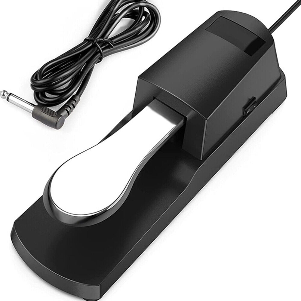 US Sustain Foot Pedal with Polarity Switch for Digital Electronic Keyboard Piano