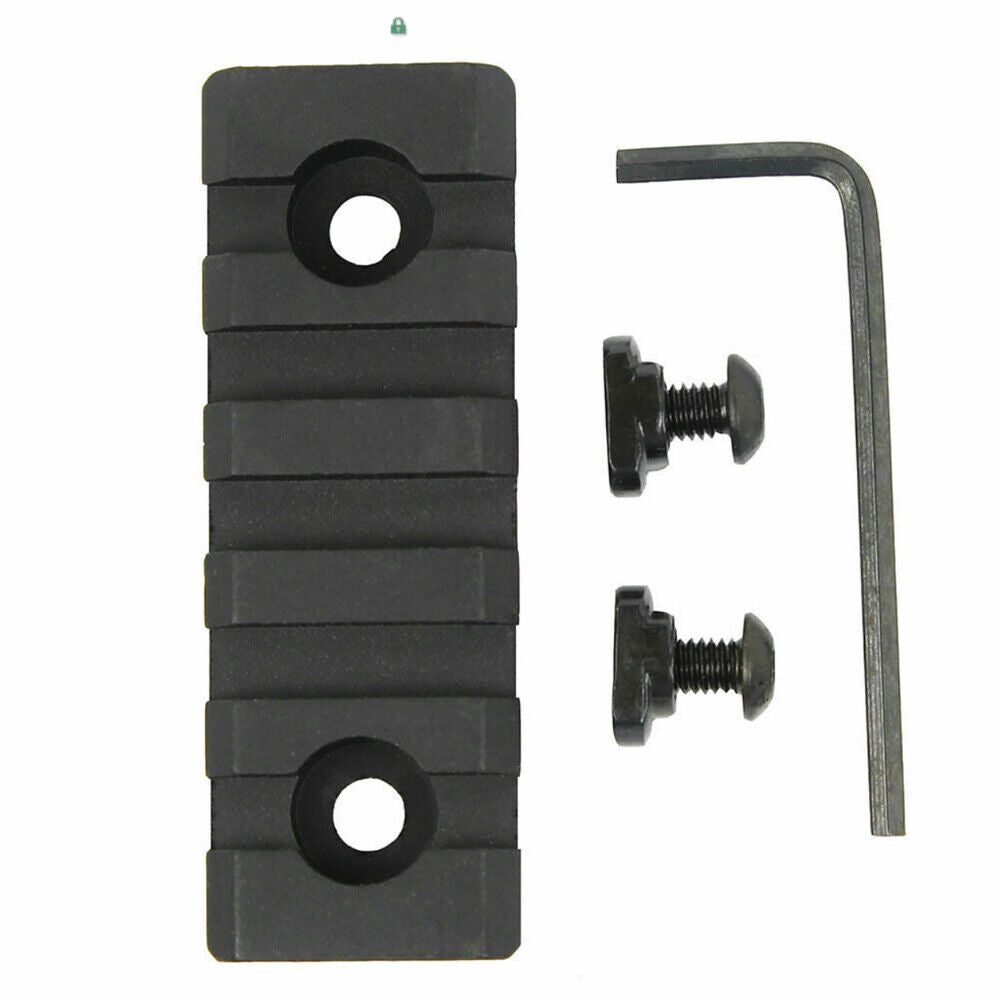 US M-Lok Picatinny Weaver Rail Section Aluminum 3 5 11 Slot 1.5" 2.5" 5"