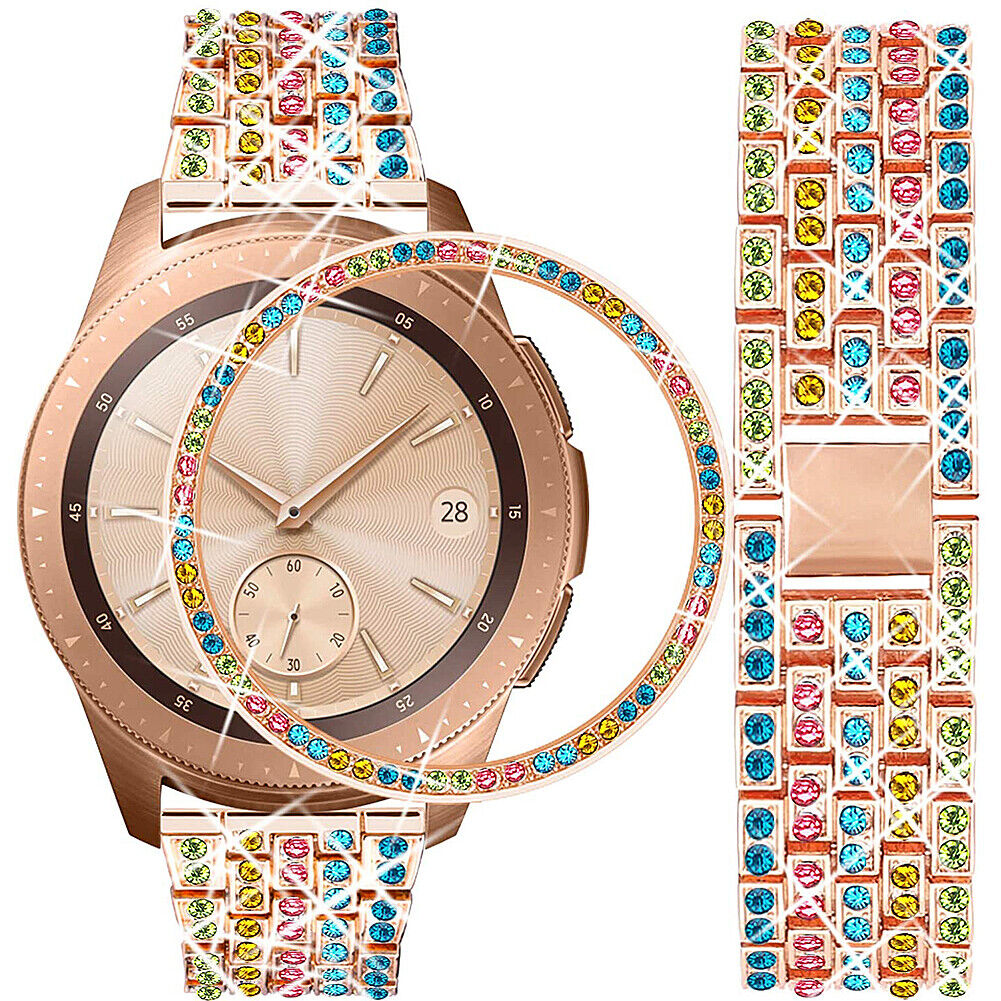 US Luxury iWatch Strap Metal Diamond For Apple Watch Series 1 to 7 38/40/42/44mm