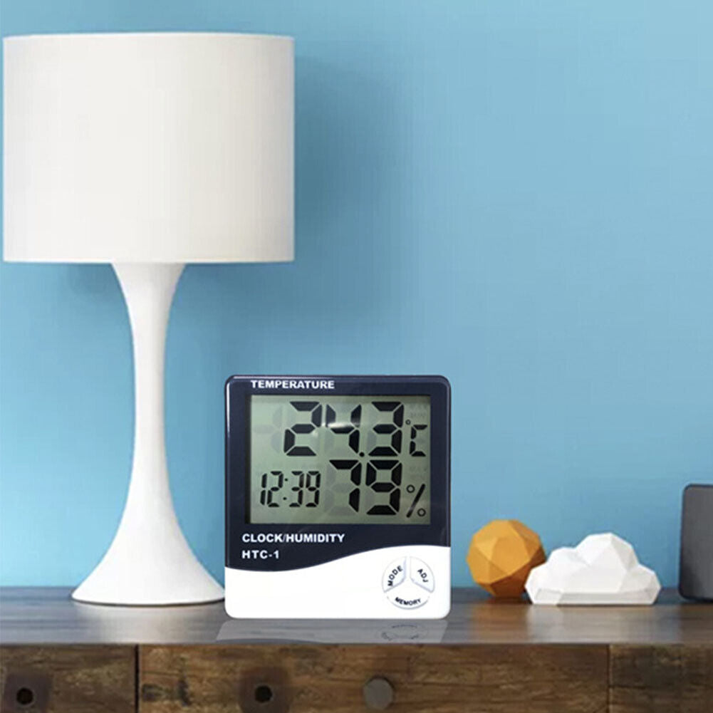 US 2-4 Pcs Digital LCD Thermometer Hygrometer Indoor Humidity Temperature Meter