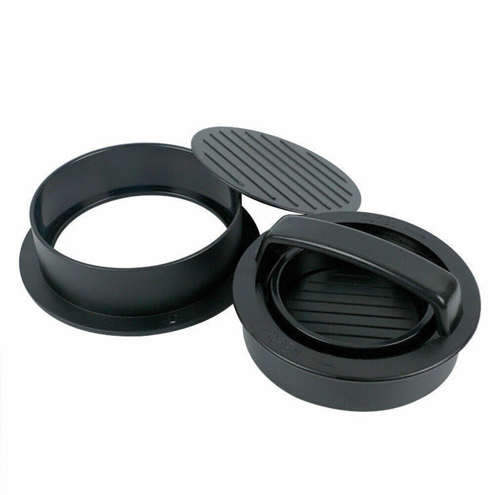 US 1-2 Pack Stuffed Hamburger Press Patty Maker Burger 3 in 1 Non-Stick Mold