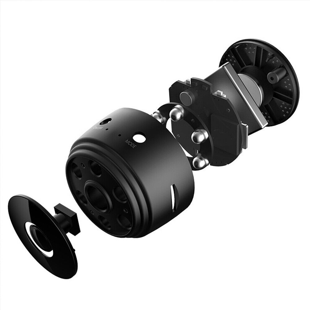 US 1-2 Pc Mini Camera WiFi Home Security Hidden Nanny Cam Audio Live Feed Audio