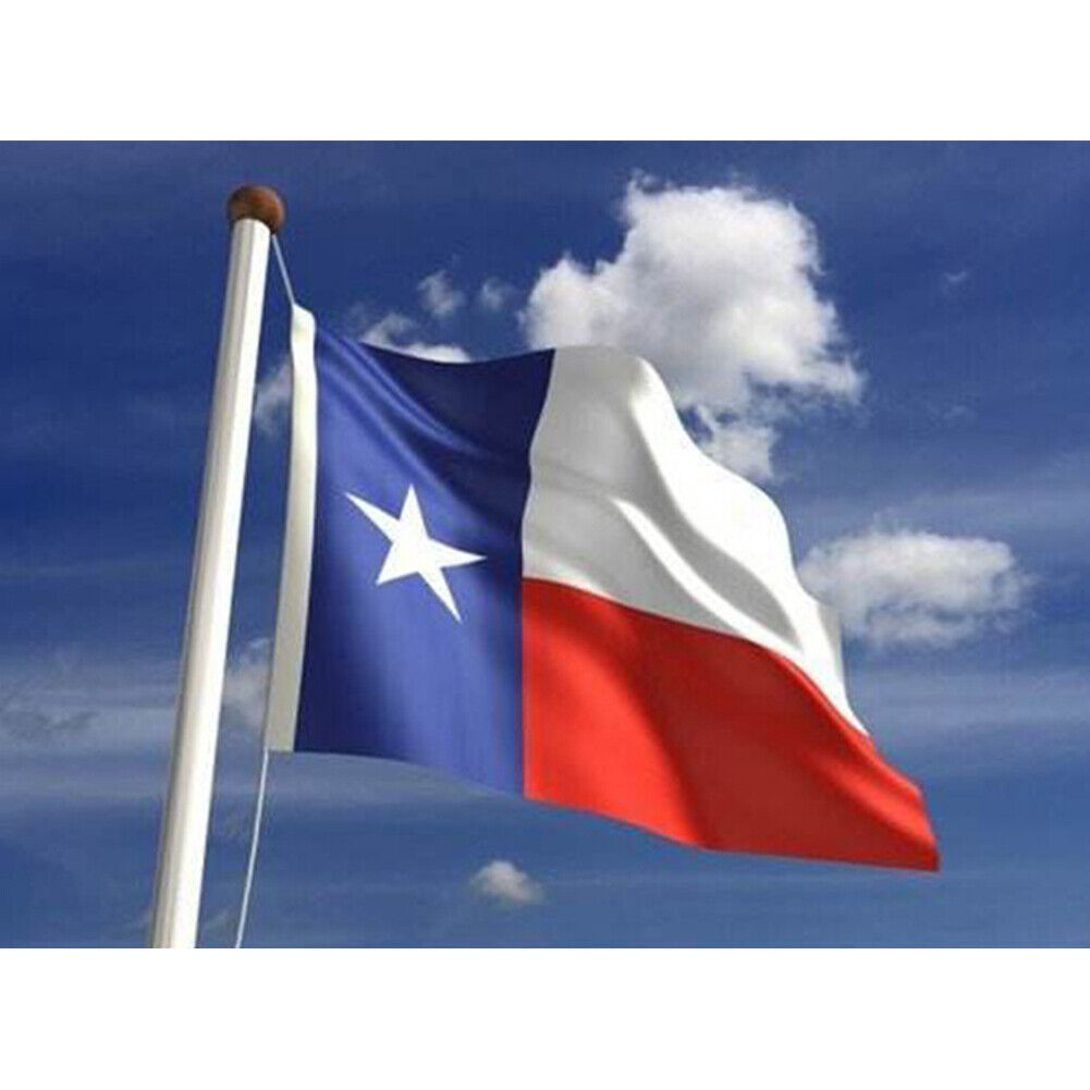 US 2-4 Pcs Texas State Flag 3x5 Feet TX Lone Star Flag Premium Print Quality UV