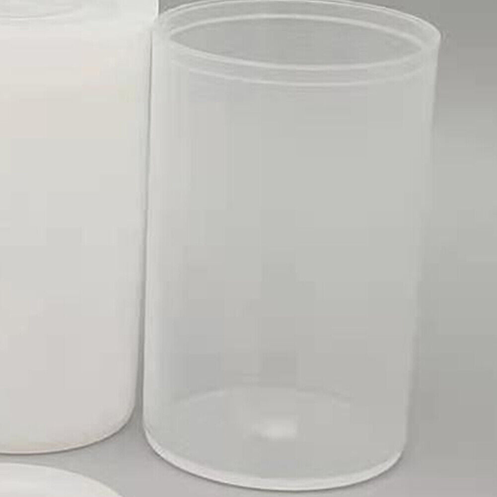 US 50-100 Pack Clear Film Canisters with Caps for 35mm Storage Small Accessories