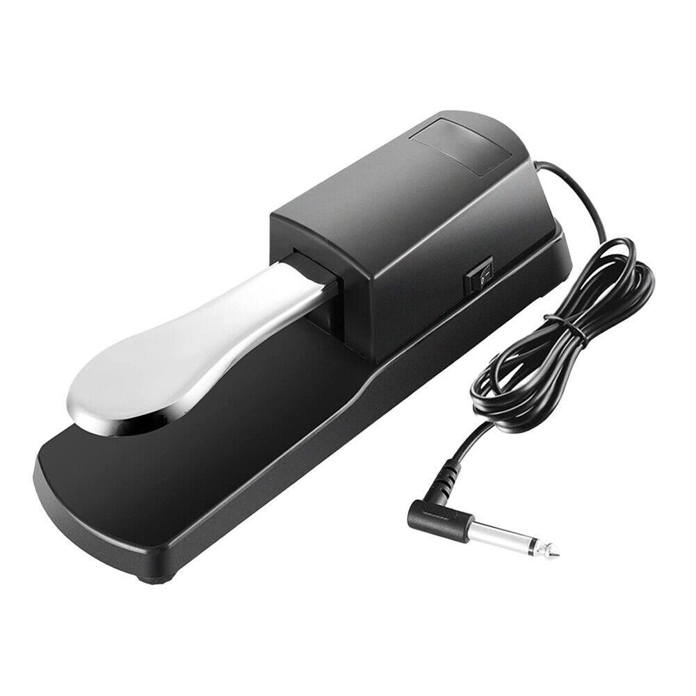 US Sustain Foot Pedal with Polarity Switch for Digital Electronic Keyboard Piano