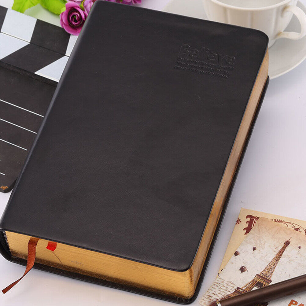 US 1-2 Pack Vintage Diary Notepad Thick Blank Paper Leather Notebook Sketchbook