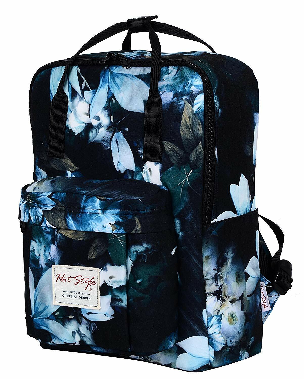 BESTIE 14" College Bookbag Backpack Cute for Women, 14.6"x10.3"x5.1"