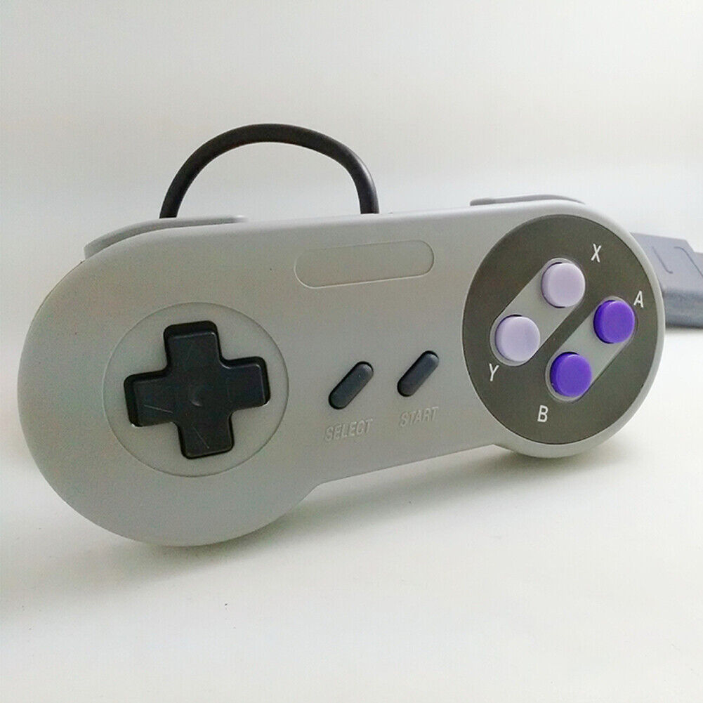 US 2-4 Pack Replacement Controller for  SNS-005 Super Nintendo SNES System 6FT