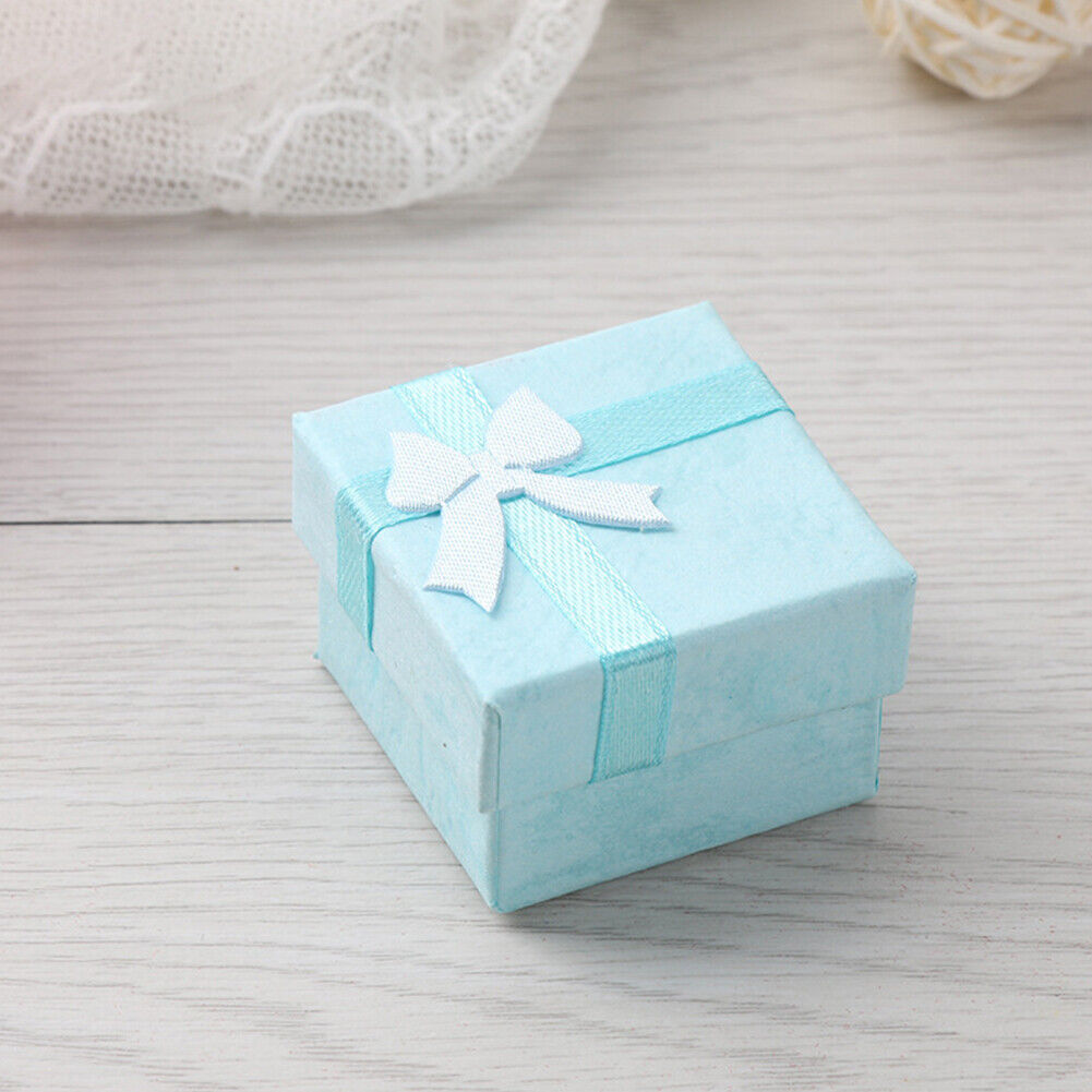 US 48-96 Pack Jewelry Gifts Boxes Rings Necklaces Earrings Cardboard Velvet Pad