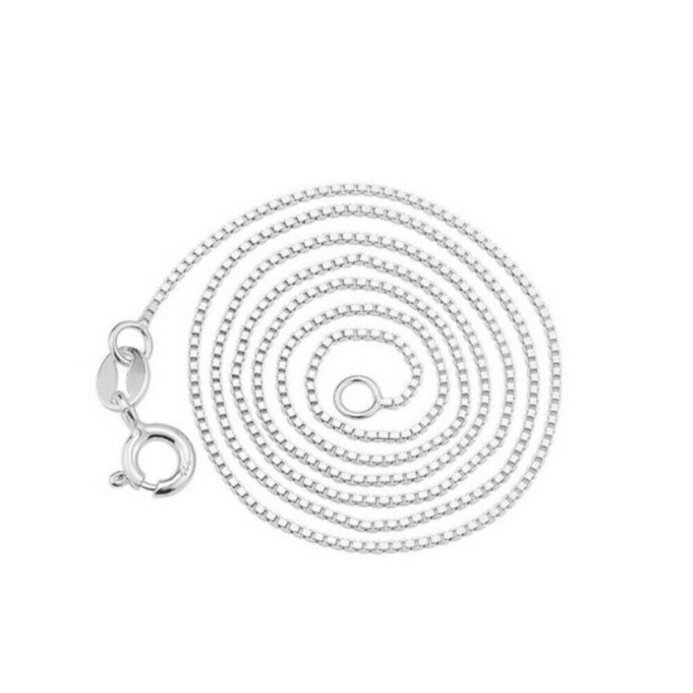 US1-2Pc 925 Sterling Silver Infinity Love Heart Cubic Zirconia Pendant Necklace
