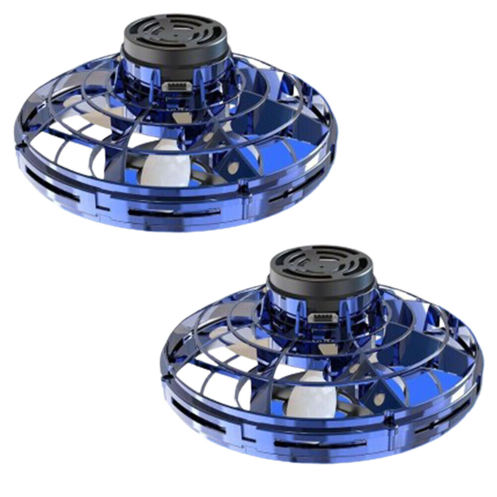 US 1-2 Pcs Hand Operated Drones Magic UFO Flying Orb Ball Toy Lights Mini Fidget