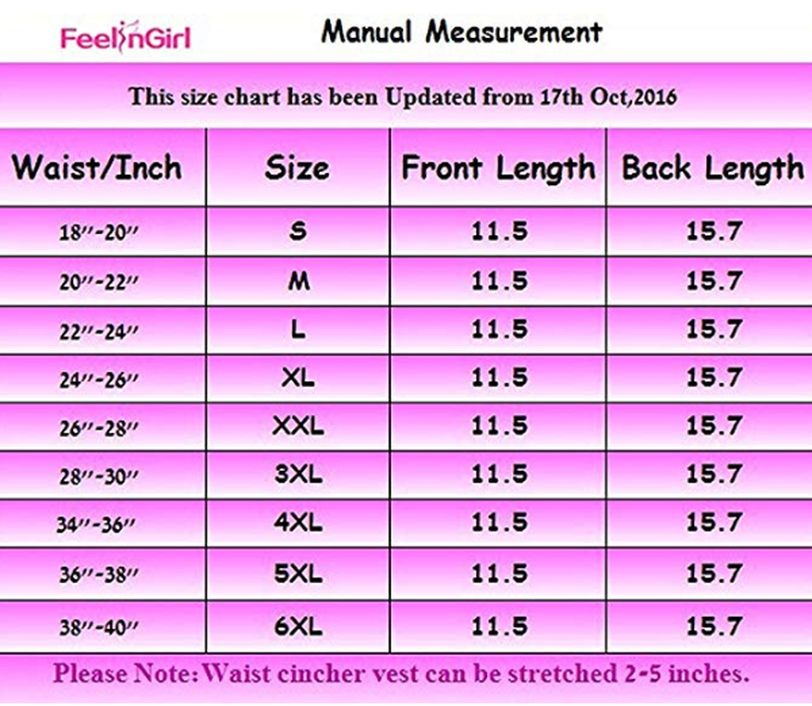 Women's Latex Underbust Training Cincher Workout Waist Trainer Corset 6 Steel