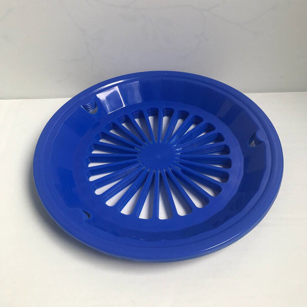 US 20-40 Pack Plastic Paper Plate Holders, Picnic Supplies, 4 Colors 10 Inches