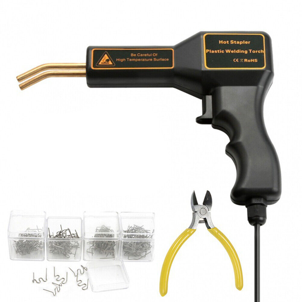 US 600x Hot Staple for Car Bumper Fender Welder Plastic Welding Repair Kit